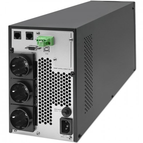 UPS Qoltec 52281 2kVA 2000W (Podwójnej konwersji (online)) 3xgniazdo sieciowe