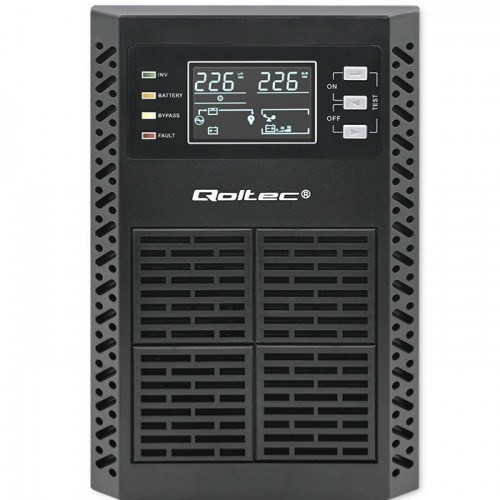 UPS Qoltec 52281 2kVA 2000W (Podwójnej konwersji (online)) 3xgniazdo sieciowe
