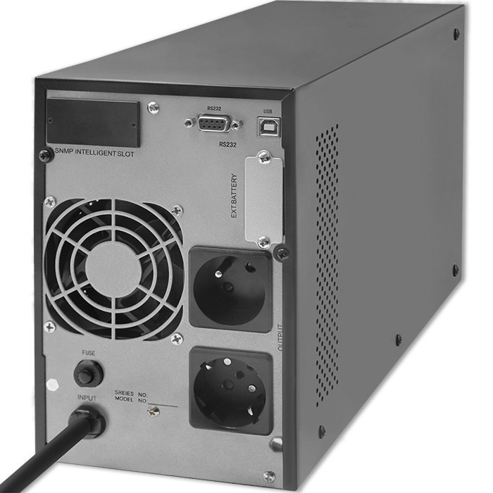 Zasilacz awaryjny UPS Qoltec Pure Sine Wave LCD 2000VA 1600W