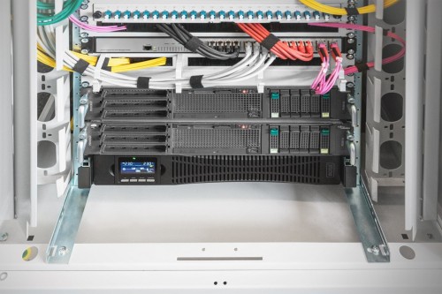 Digitus Zasilacz awaryjny UPS Online Rack 19" LCD, 2000VA/2000W, 4x12V/9Ah, 8xC13, USB, RS232, RJ45