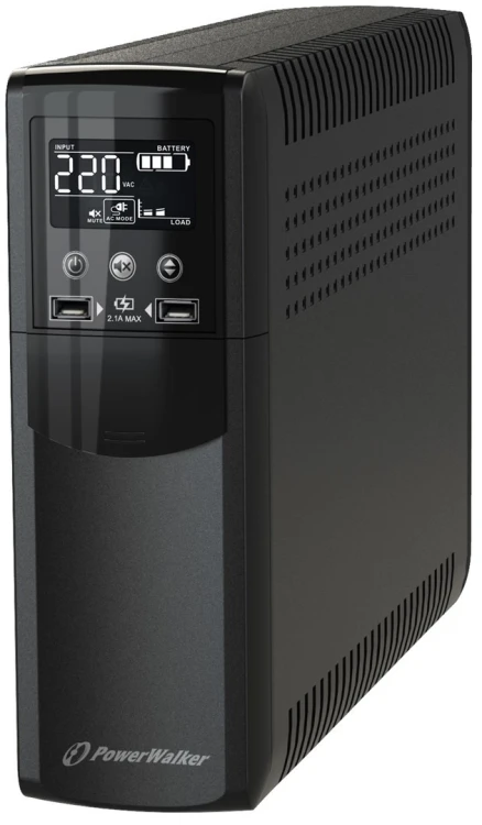 Zasilacz awaryjny Bluewalker PowerWalker VI 1000 CSW - USV - AC 170-280 V - 600 Watt - 1000 VA 10 Ah - USB - 4x wyjście