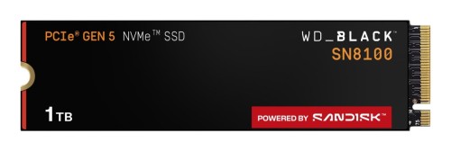 SSD WD Black SN8100 w/o HS 1TB  WDS100T1X0M