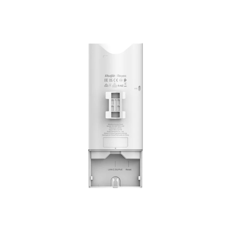 Punkt dostępowy RG-RAP72PRO-OD Wi-Fi 7 2.4 GHz, 5 GHz, 688 Mb/s + 4323 Mb/s REYEE