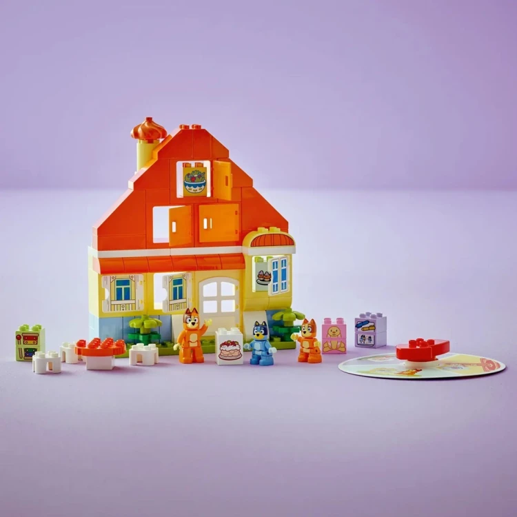 LEGO BLUEY 10459 Dom rodzinny Blue z grą pamięciową
