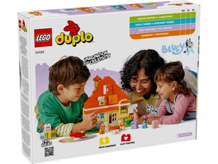 LEGO BLUEY 10459 Dom rodzinny Blue z grą pamięciową