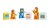 LEGO BLUEY 10459 Dom rodzinny Blue z grą pamięciową