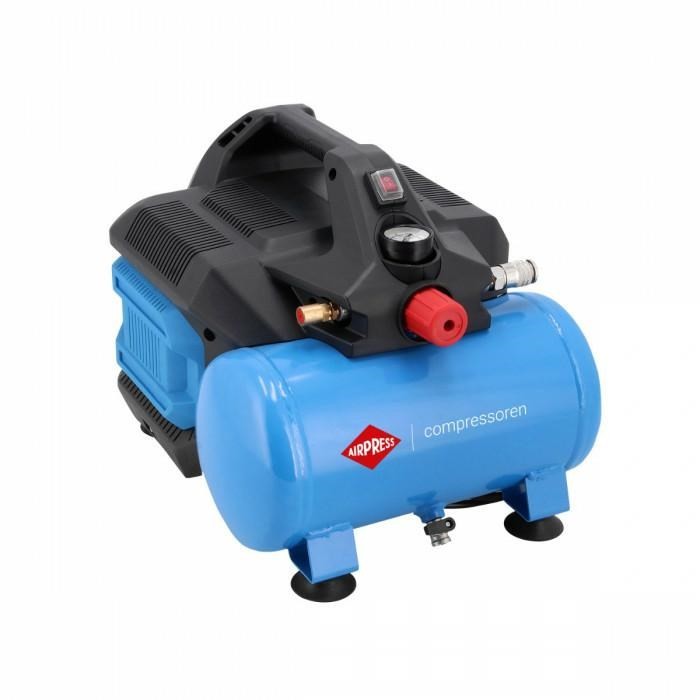 AIRPRESS KOMPRESOR  LMO 6-126   6L/1,0KM  BEZOLEJOWY 88L/MIN. CICHY....