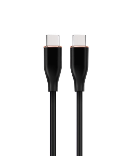 GEMBIRD KABEL USB TYP-C POWER DELIVERY (PD) 60 W, "PREMIUM SILICON", OPLOT SILIKONOWY, 1.5 M, CZARNY