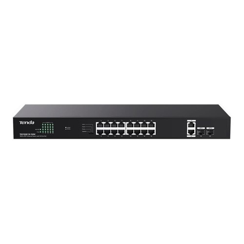 Tenda TEG1120P-16-150W łącza sieciowe Nie zarządzany Gigabit Ethernet (10/100/1000) Obsługa PoE