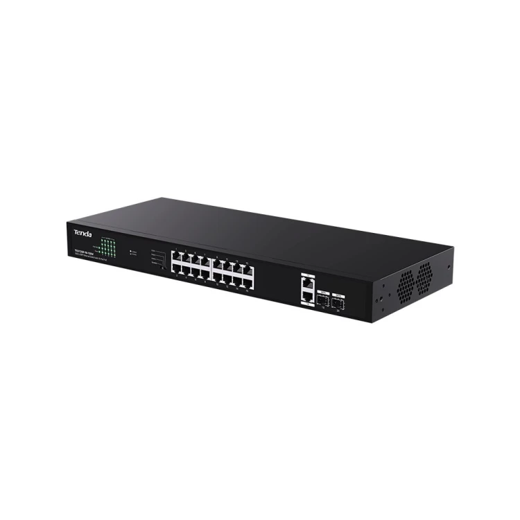 Tenda TEG1120P-16-150W łącza sieciowe Nie zarządzany Gigabit Ethernet (10/100/1000) Obsługa PoE