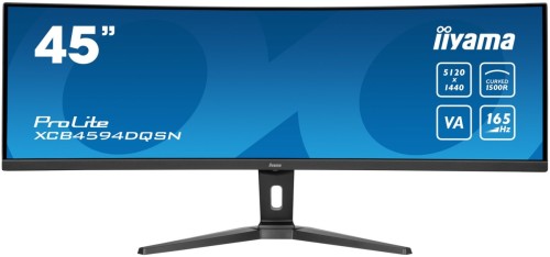 iiyama G-MASTER 45"LCD Curved Bus. UWQHD monitor komputerowy 114,3 cm (45") 5120 x 1440 px Dual QHD LED Czarny