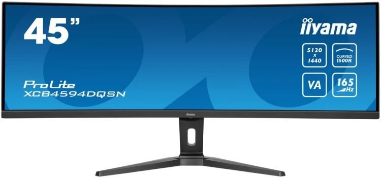 iiyama G-MASTER 45"LCD Curved Bus. UWQHD monitor komputerowy 114,3 cm (45") 5120 x 1440 px Dual QHD LED Czarny
