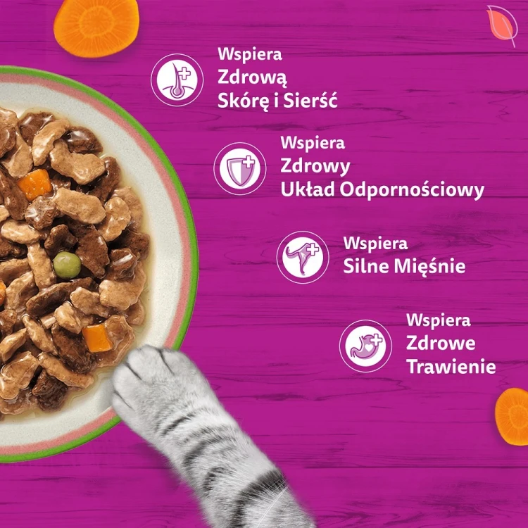 Whiskas Tasty mix wybór szefa kuchni w sosie mokra karma dla kota 40x85g