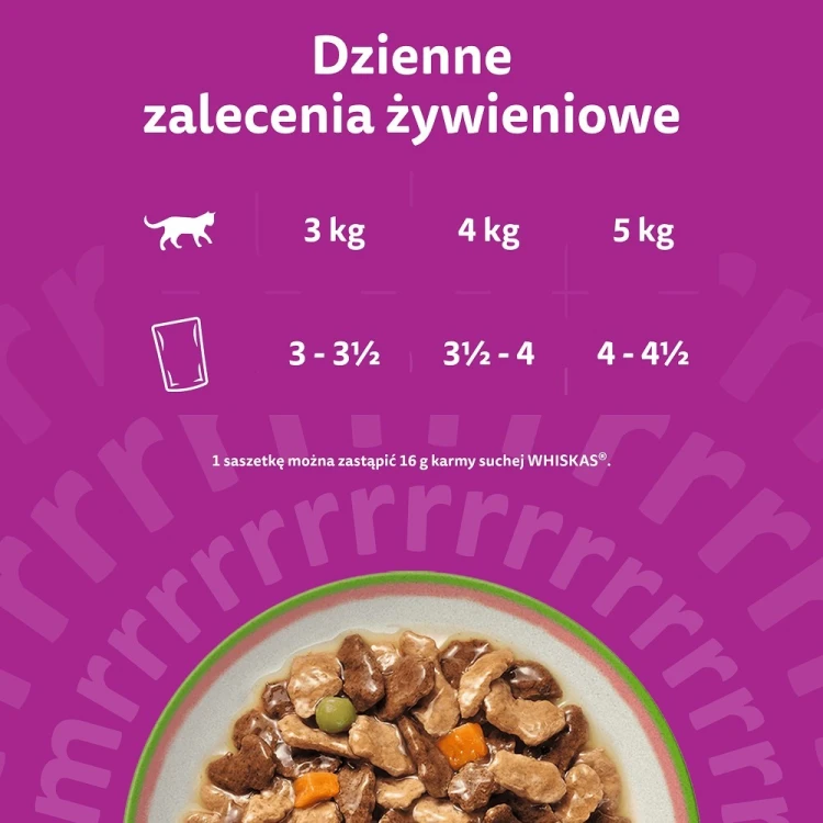 Whiskas Tasty mix wybór szefa kuchni w sosie mokra karma dla kota 40x85g