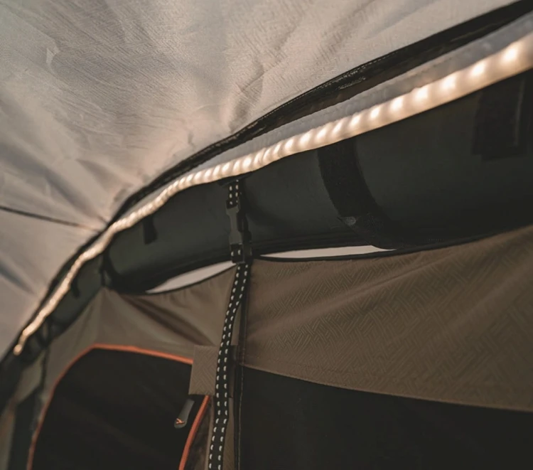 Namiot tunelowy Easy Camp Brimnes 5 Air Brązowy