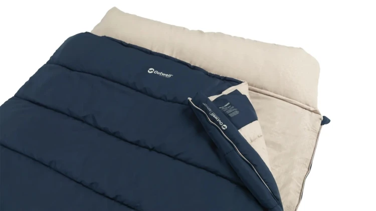 Śpiwór podwójny Outwell Contour Lux Double (190 cm) - deep blue