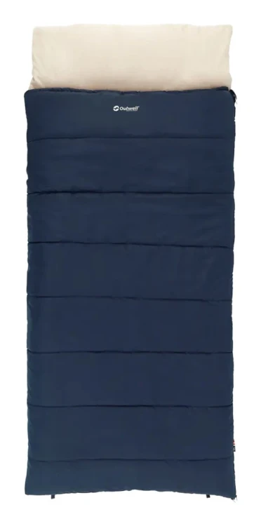 Outwell Contour Lux XL Dorosły Śpiwór prostokątny Poliester Niebieski