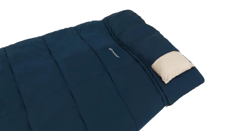 Outwell Contour Lux XL Dorosły Śpiwór prostokątny Poliester Niebieski