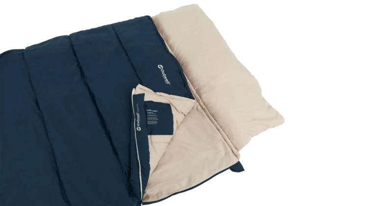 Outwell Contour Lux XL Dorosły Śpiwór prostokątny Poliester Niebieski