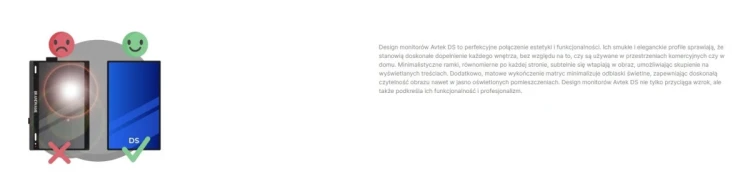AVTEK MONITOR INFORMACYJNY DS2 75"