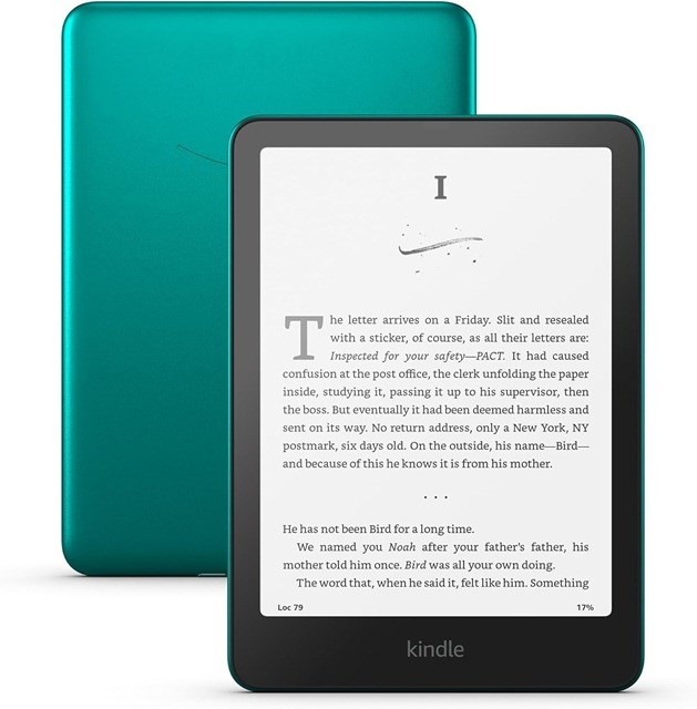 Czytnik e-booków New Kindle Paperwhite (12th Generation) - 2024 release 7” glare-free 32GB Wi-Fi Wireless charging (Without Lockscreen Ads) Jade