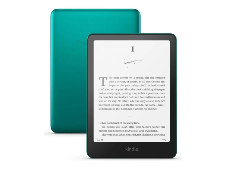 Czytnik e-booków New Kindle Paperwhite (12th Generation) - 2024 release 7” glare-free 32GB Wi-Fi Wireless charging (Without Lockscreen Ads) Jade