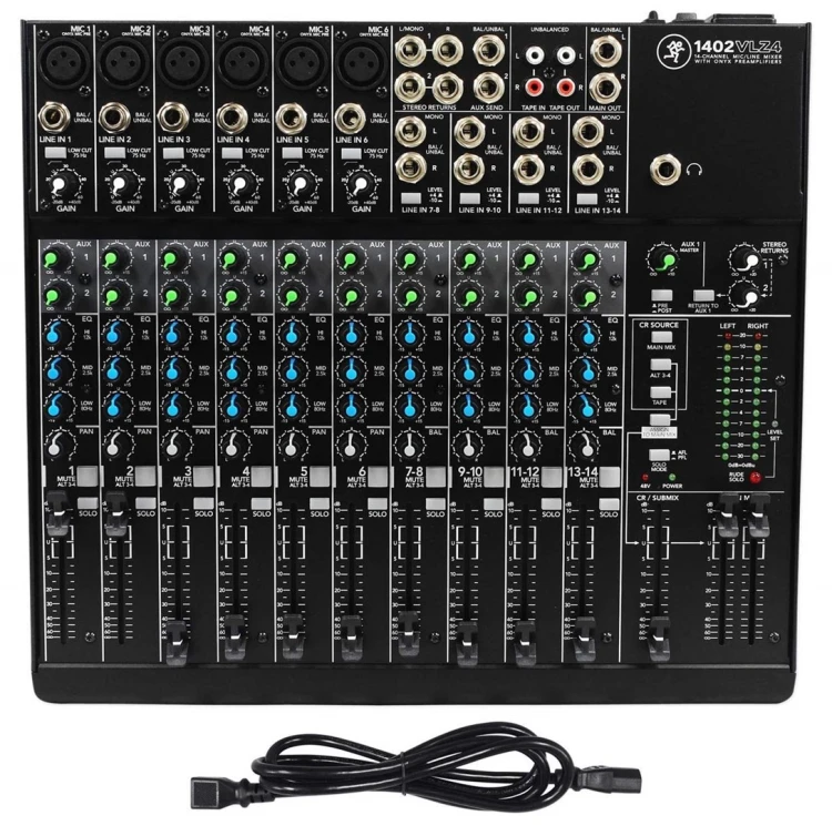 Mackie 1402VLZ4 14 kan. 20 - 50000 Hz Czarny