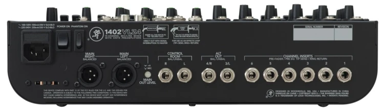 Mackie 1402VLZ4 14 kan. 20 - 50000 Hz Czarny