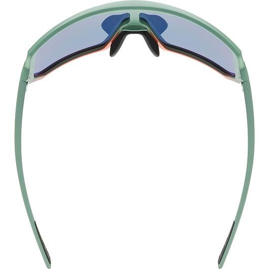 Uvex sportstyle 235 Okulary do wielu sportów Unisex Półobwódkowe Zielony, Czerwony