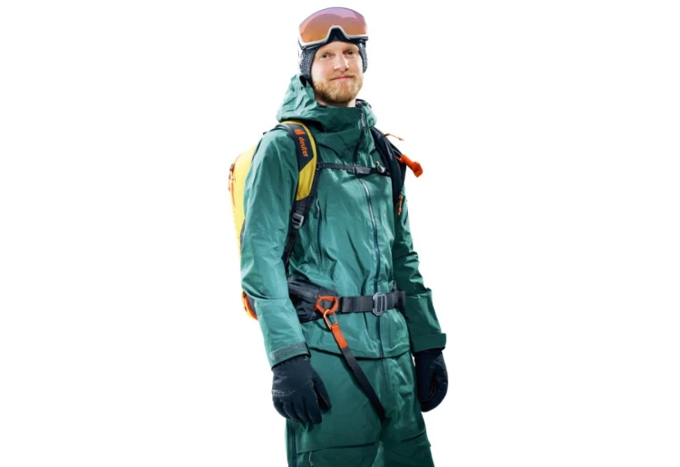 Deuter Alproof Lite 22 turmeric/black - plecak lawinowy