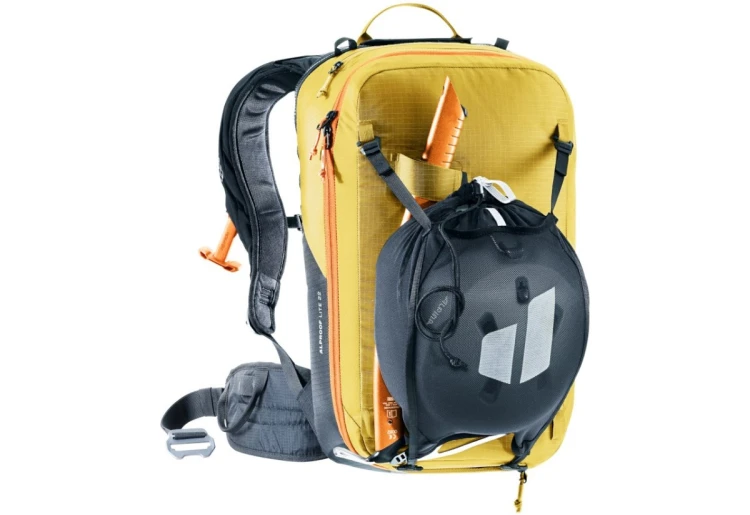 Deuter Alproof Lite 22 turmeric/black - plecak lawinowy