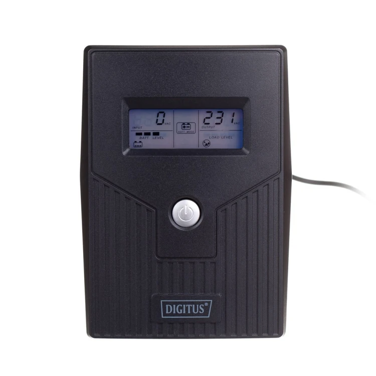 DIGITUS UPS LINE-INERACTIVE LCD BASIC ZASILACZ AWARYJNY 600VA/360W DN-170063-LCD-B