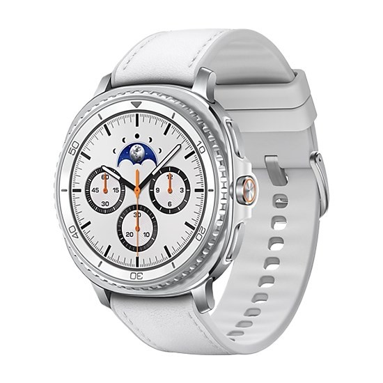Samsung Galaxy Watch 8 Classic 3,3 cm (1.3") AMOLED 46 mm Cyfrowy 438 x 438 px Ekran dotykowy Srebrny Wi-Fi GPS