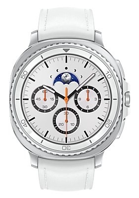 Samsung Galaxy Watch 8 Classic 3,3 cm (1.3") AMOLED 46 mm Cyfrowy 438 x 438 px Ekran dotykowy Srebrny Wi-Fi GPS