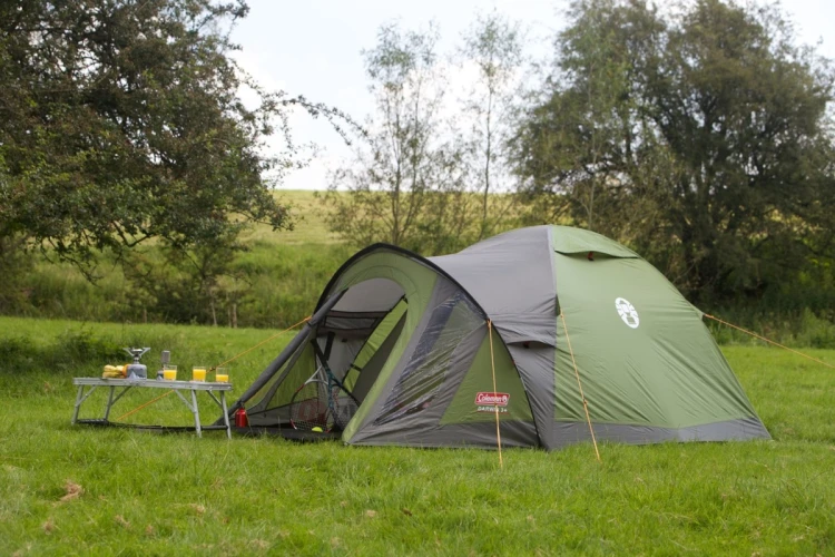 Coleman Darwin 4 Plus 4 os. Zielony Namiot kopułowy / Igloo