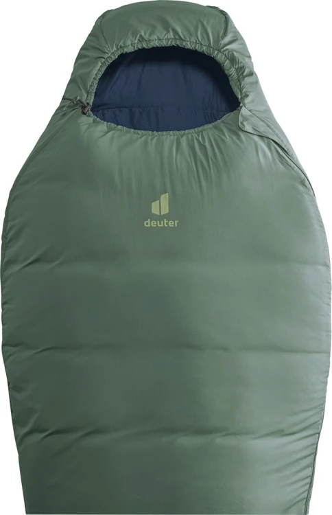 Deuter Orbit EL +5C/41F Dorosły Śpiwór typu mumia Tkanina, Polietylenosulfon (PES), Ripstop Zielony