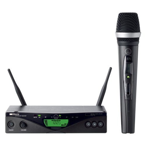AKG WMS470 D5 Vocal Set BD7-50MW - Mikrofonowy zestaw bezprzewodowy 500.1 to 530.5 MHz