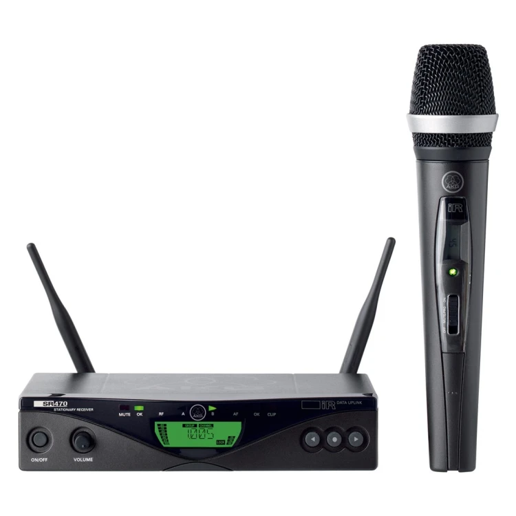 AKG WMS470 D5 Vocal Set BD7-50MW - Mikrofonowy zestaw bezprzewodowy 500.1 to 530.5 MHz