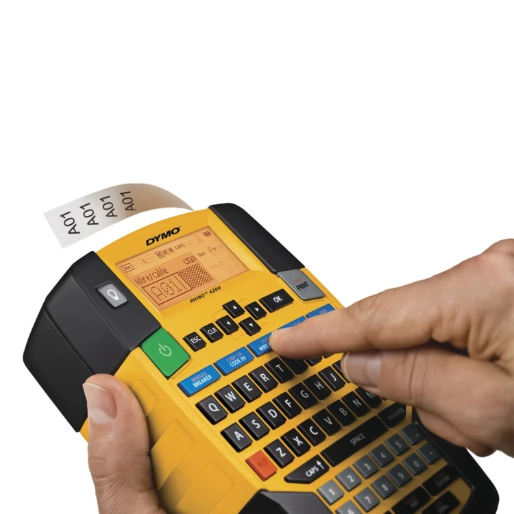 Etykieciarka DYMO RHINO 4200 ogólnego przeznaczenia z klawiaturą QWERTZ