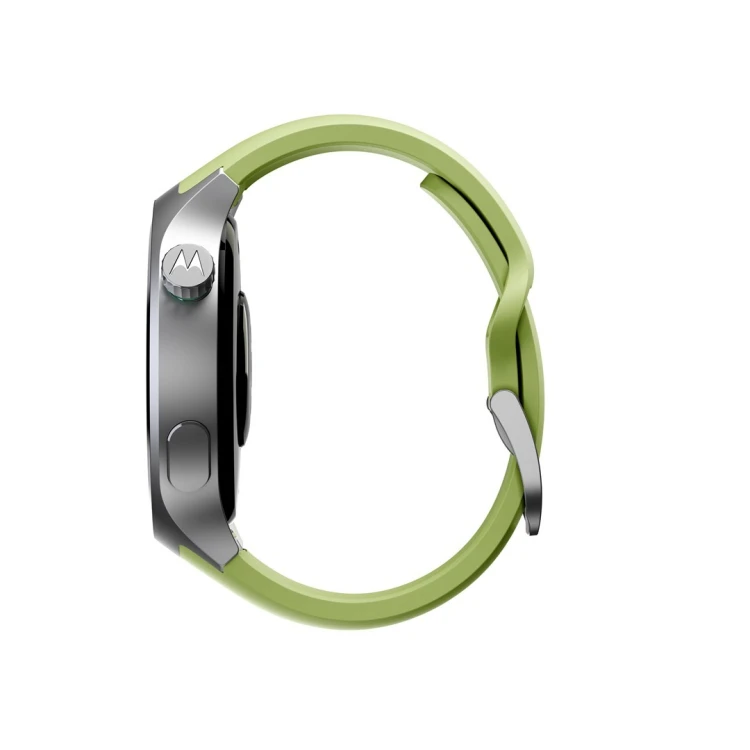 Motorola Moto Watch 512MB Silver_Stainless Steel + Herbal Garden_Silicone  Silver