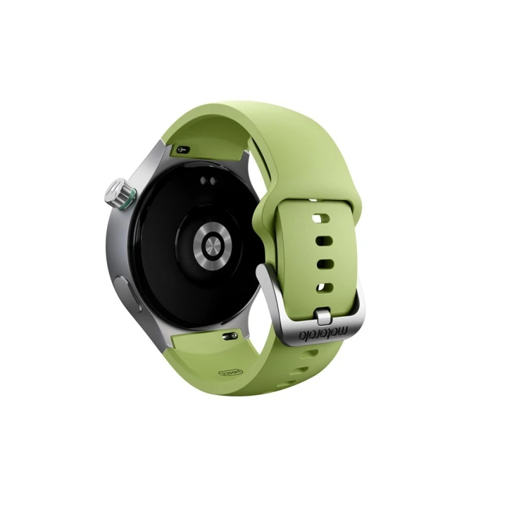 Motorola Moto Watch 512MB Silver_Stainless Steel + Herbal Garden_Silicone  Silver