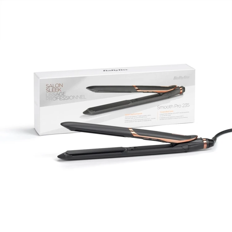BaByliss ST394E urządzenie do stylizacji włosów Prostownica Ciepły Czarny 42 W 3 m