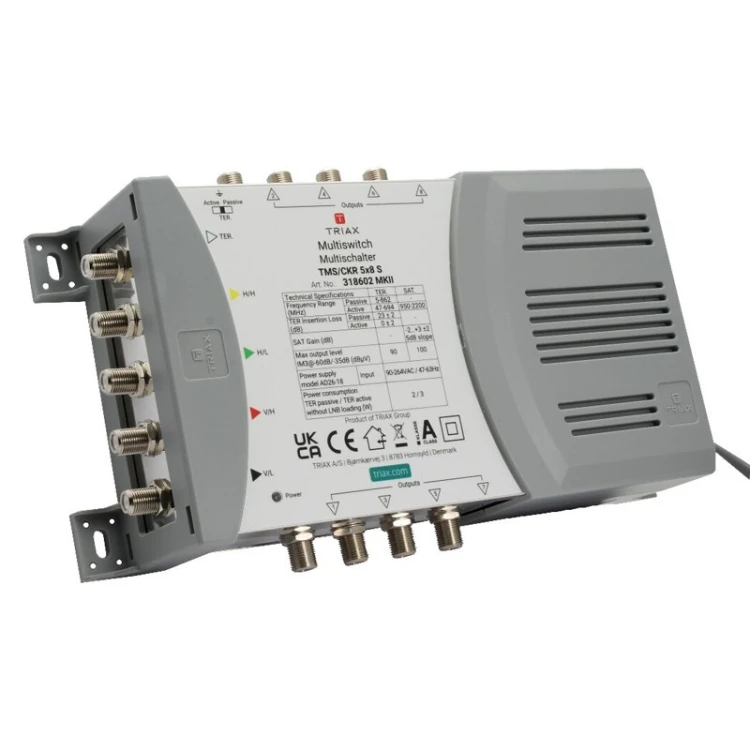 Multiswitch TMS-5/8S 5 wejść / 8 wyjść Triax