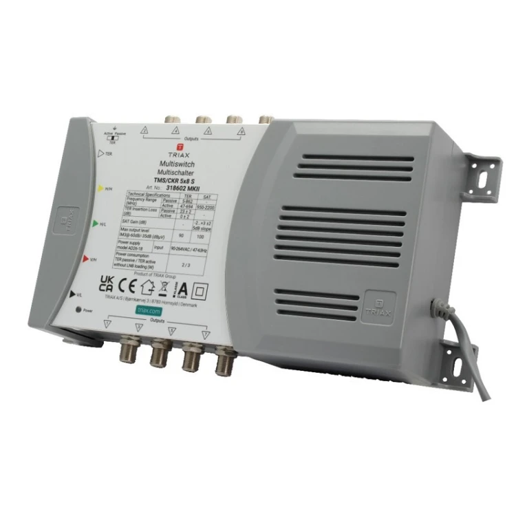 Multiswitch TMS-5/8S 5 wejść / 8 wyjść Triax