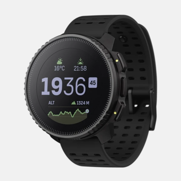 Suunto SS050862000 smartwatch / zegarek sportowy 3,56 cm (1.4") Igłowy 49 mm 280 x 280 px Ekran dotykowy Czarny GPS
