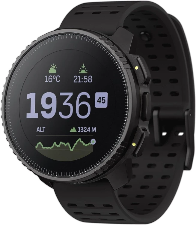 Suunto SS050862000 smartwatch / zegarek sportowy 3,56 cm (1.4") Igłowy 49 mm 280 x 280 px Ekran dotykowy Czarny GPS