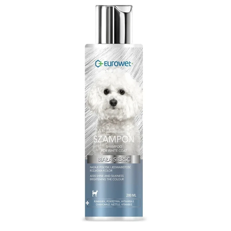 Eurowet Szampon Biała sierść dla psa 200ml