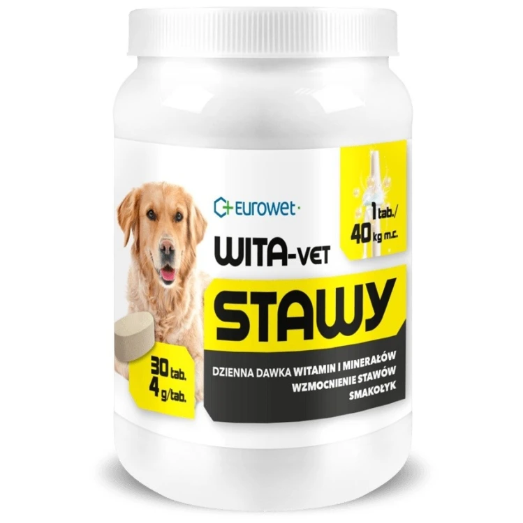 Eurowet Wita-Vet Stawy 4g Wsparcie stawów dla dużych psów 30szt