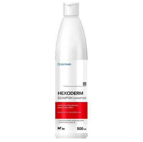 Eurowet Hexoderm szampon dermatologiczny dla psa i kota 500ml
