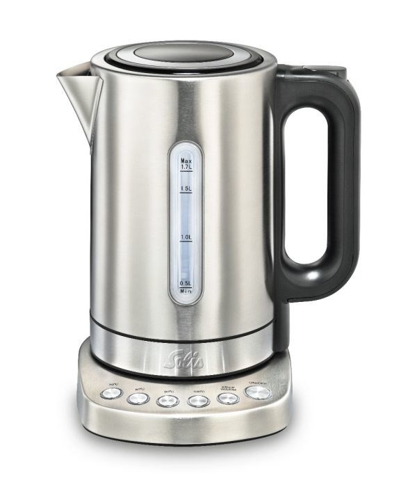 Solis Vario Temp Kettle czajnik elektryczny 1,7 l 2200 W Stal nierdzewna